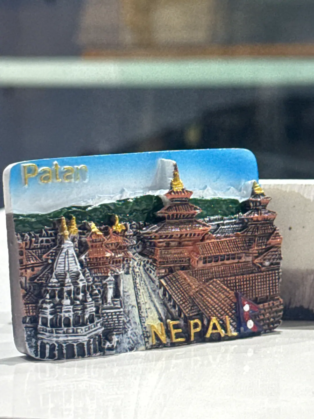 Patan Nepal Fridge Magnet — view 3