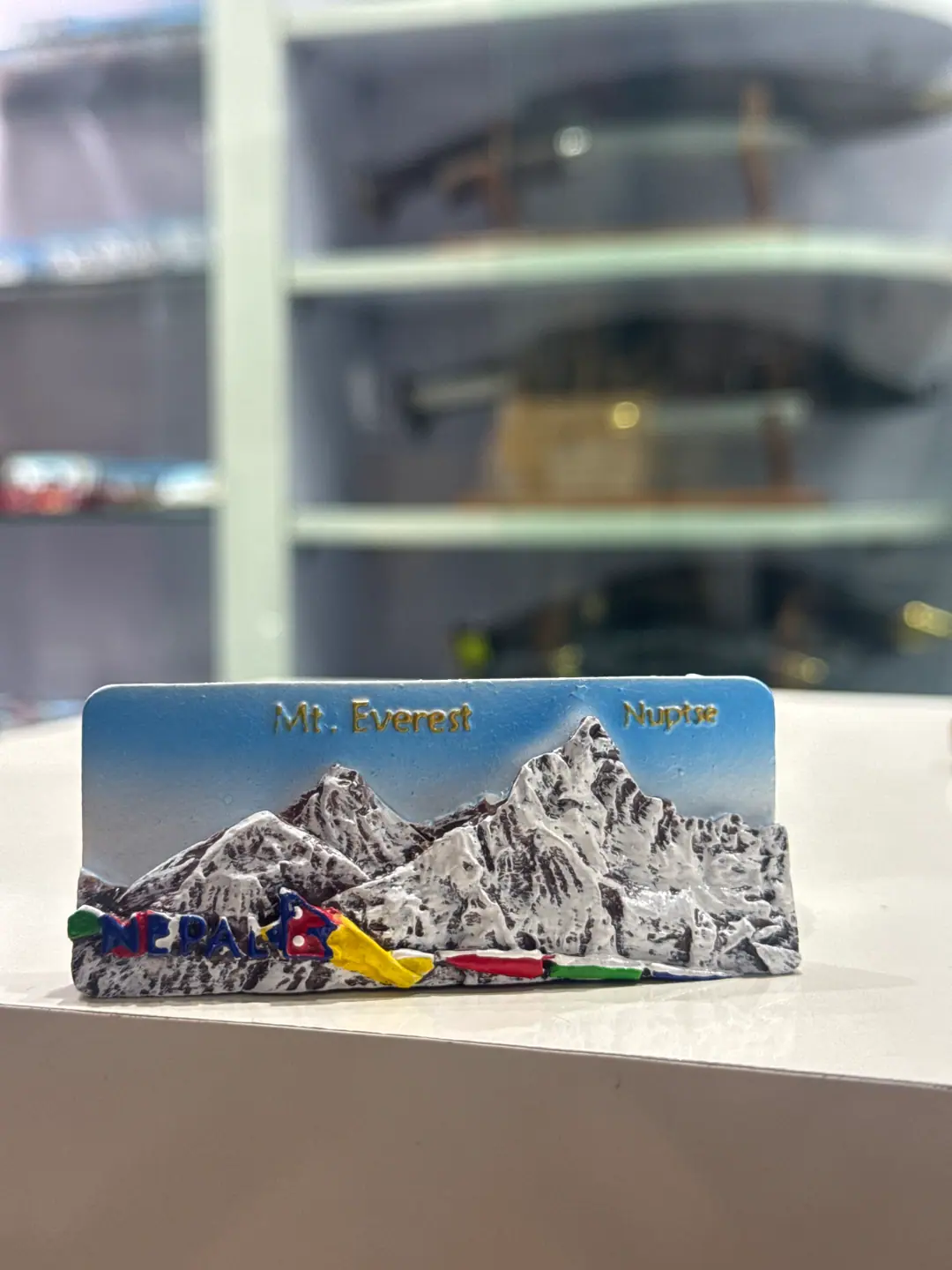 Mt.Everest Nupte Nepal Fridge Magnet — view 4