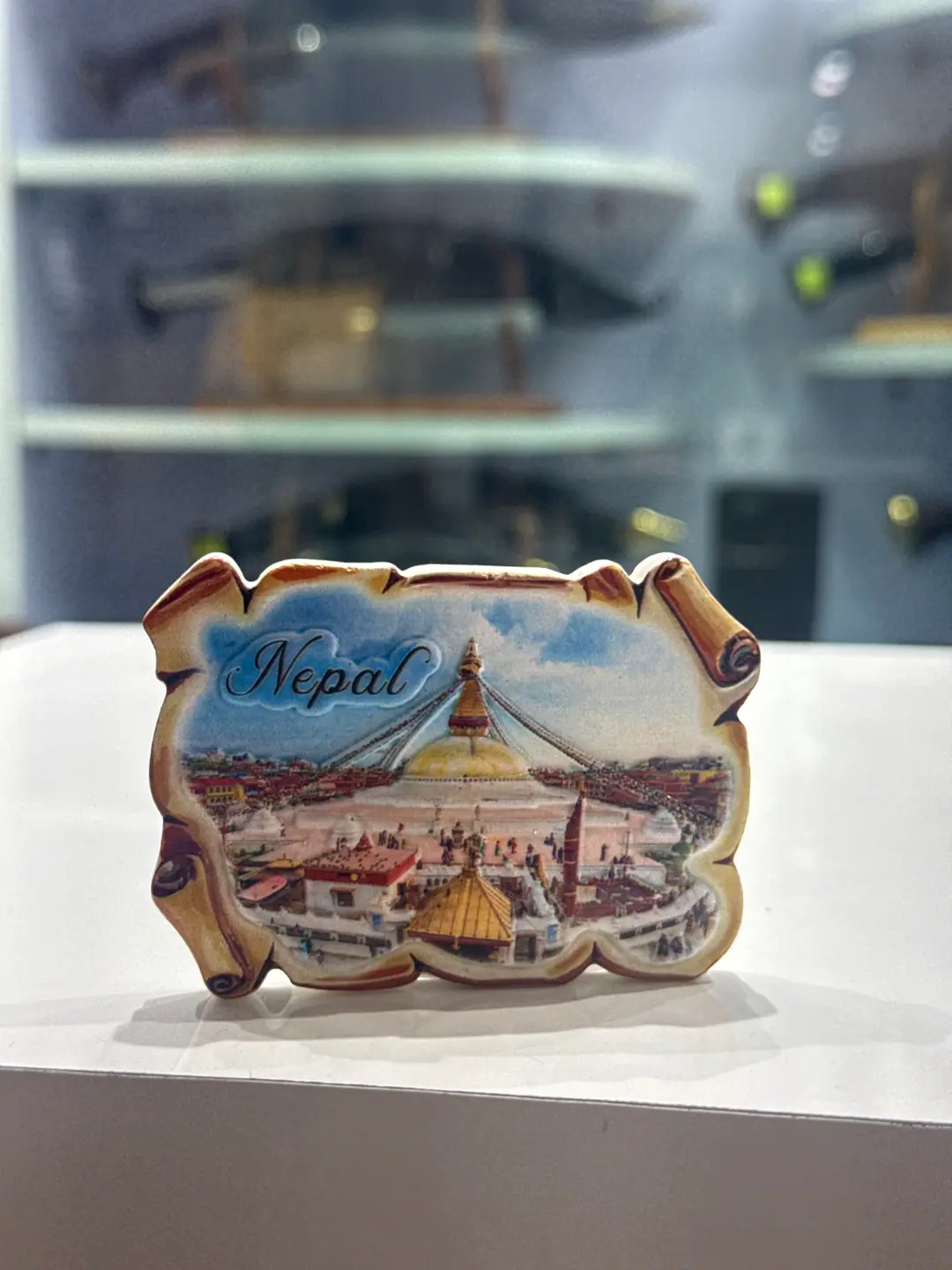 Nepal Swayambhunath Fridge Magnet — view 3