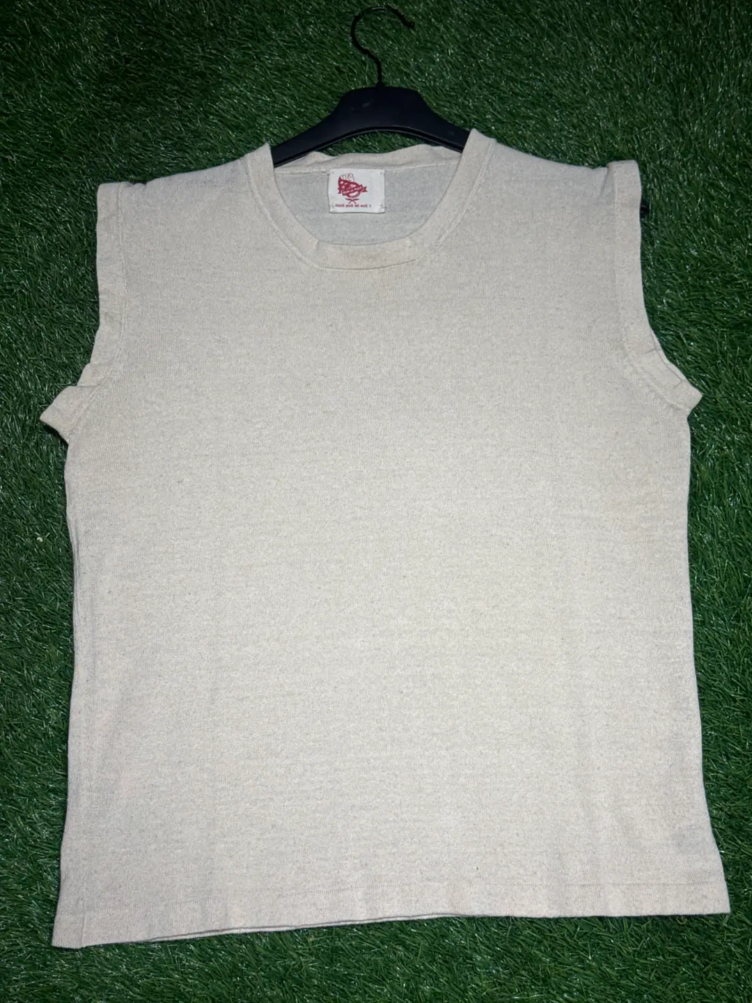 Handloom Sleeveless Hemp Jumper Sweater  — view 4