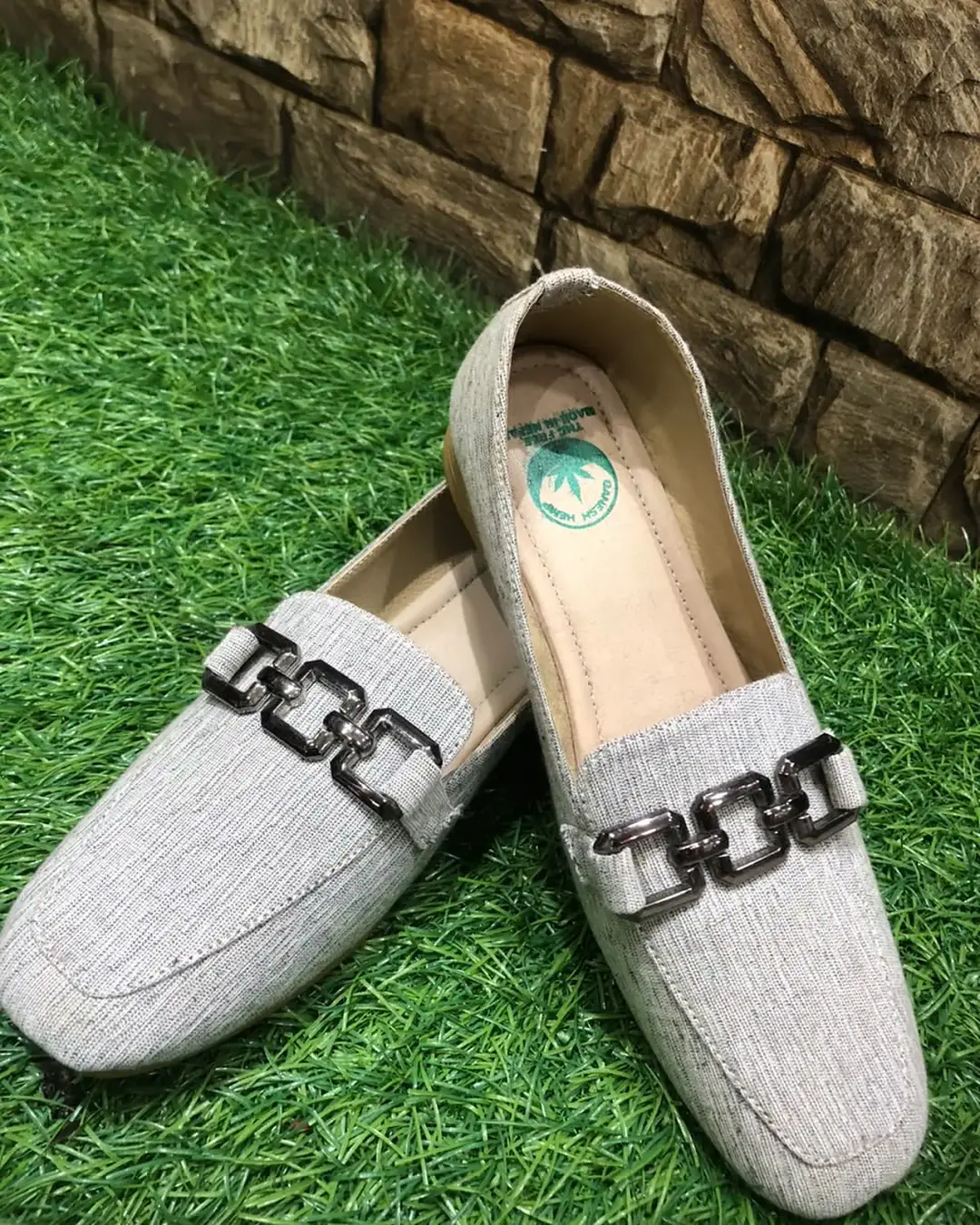 Ganesh Hemp Loafers — Natural — view 3