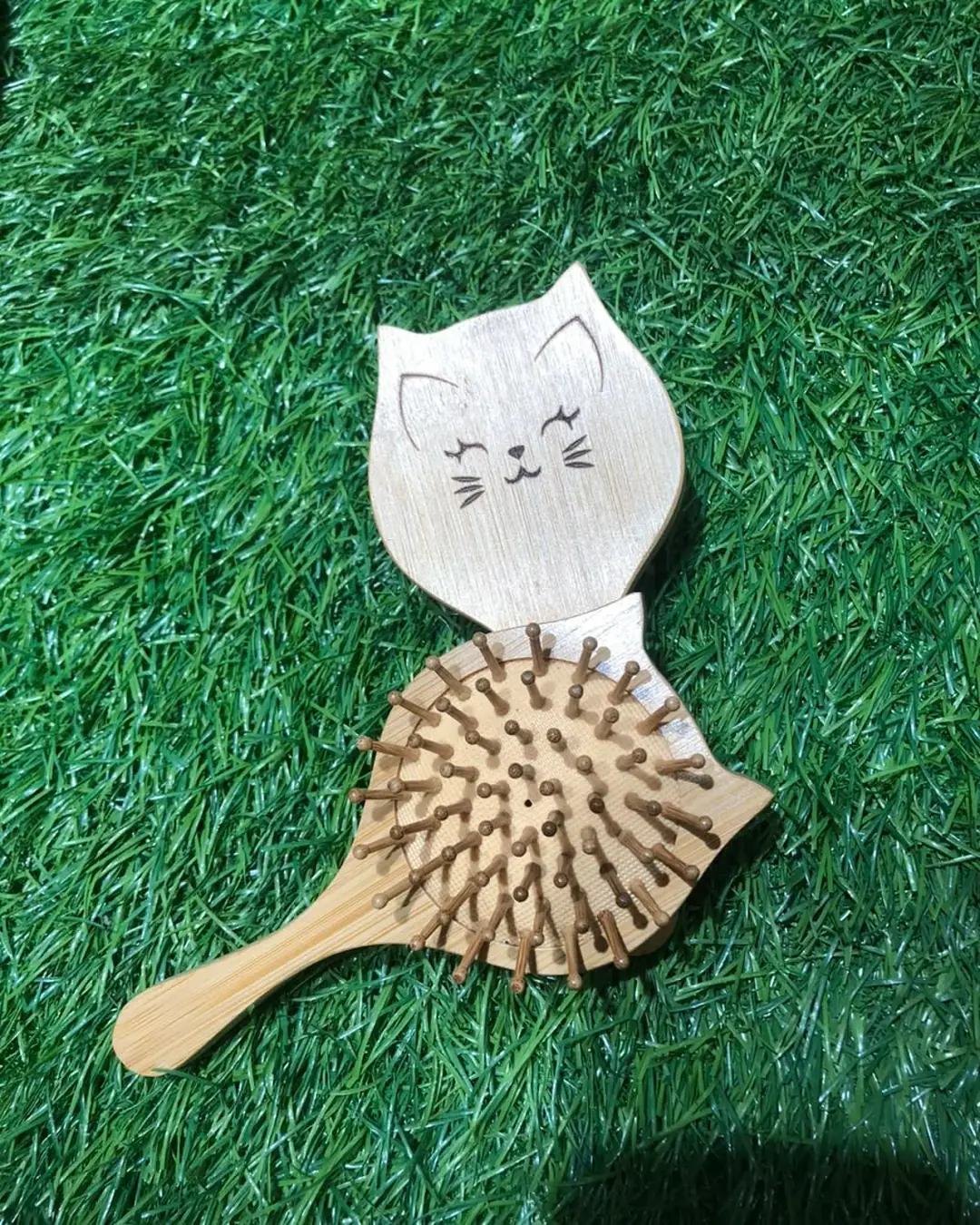 Bamboo Cat Hair Brush — view 3