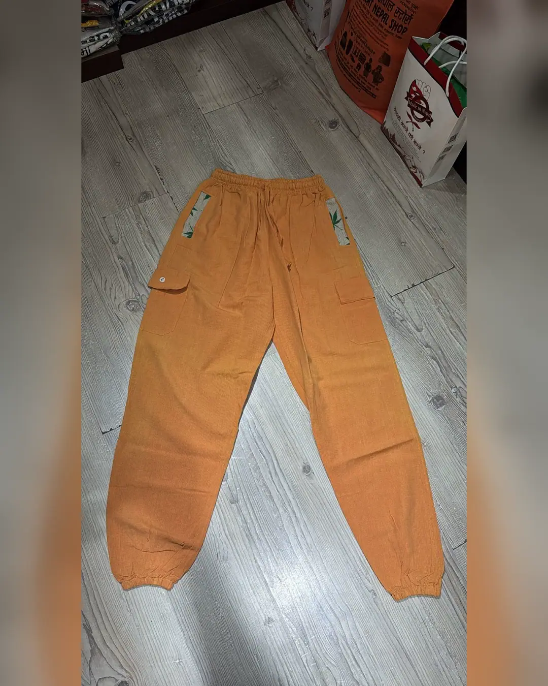 Cargo Joggers — Mustard — view 2