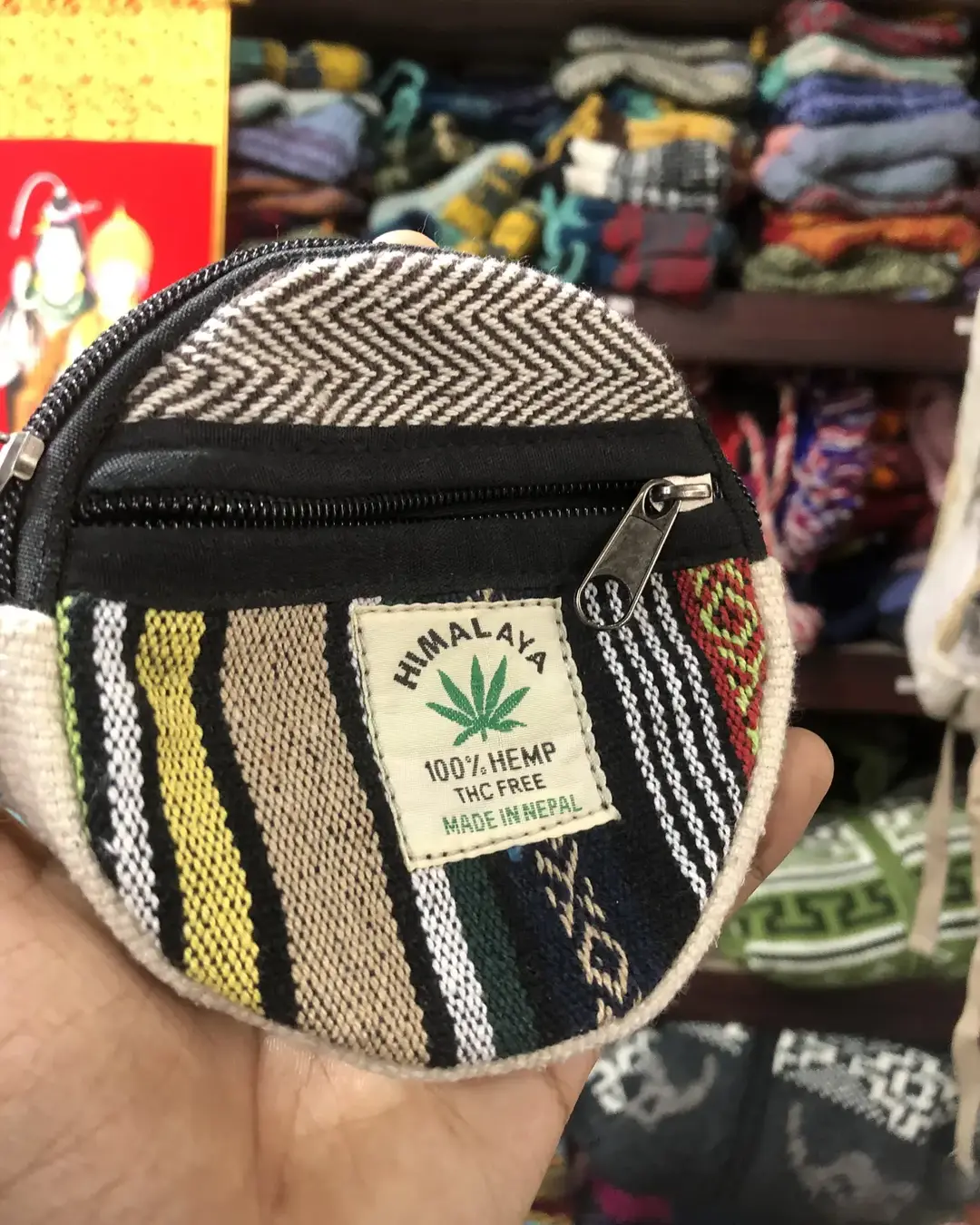 Hemp & Gheri Round Coin Purse — view 12