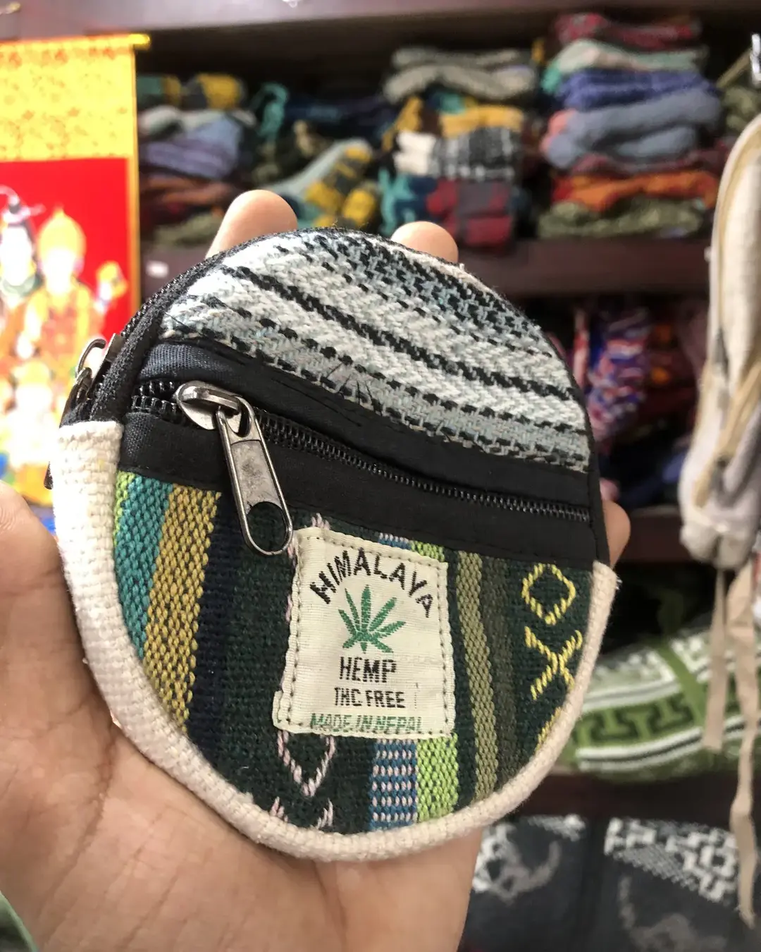 Hemp & Gheri Round Coin Purse — view 14