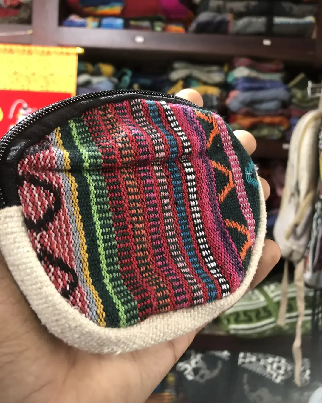 Hemp & Gheri Round Coin Purse — view 3