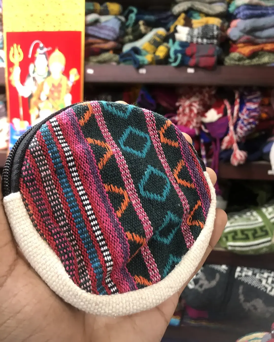 Hemp & Gheri Round Coin Purse — view 7