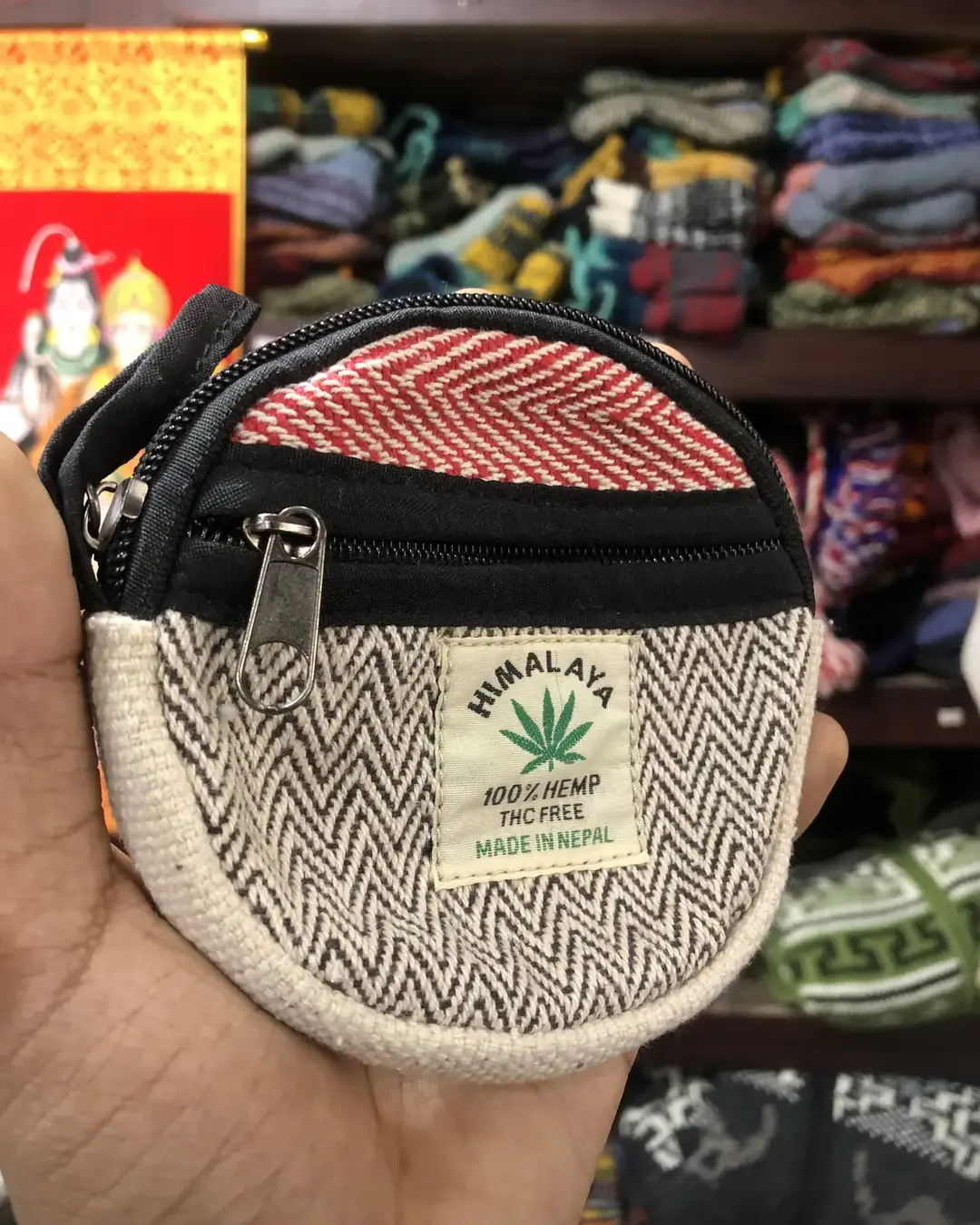 Hemp & Gheri Round Coin Purse — view 10