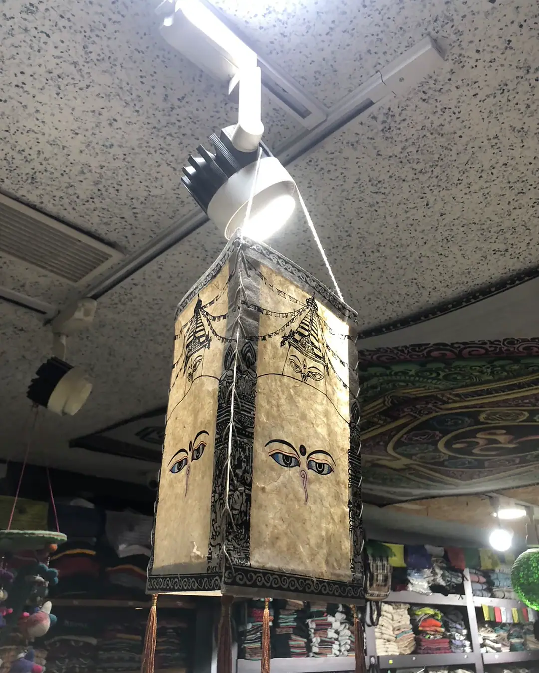 Lokta Buddha Eyes Lantern — view 2