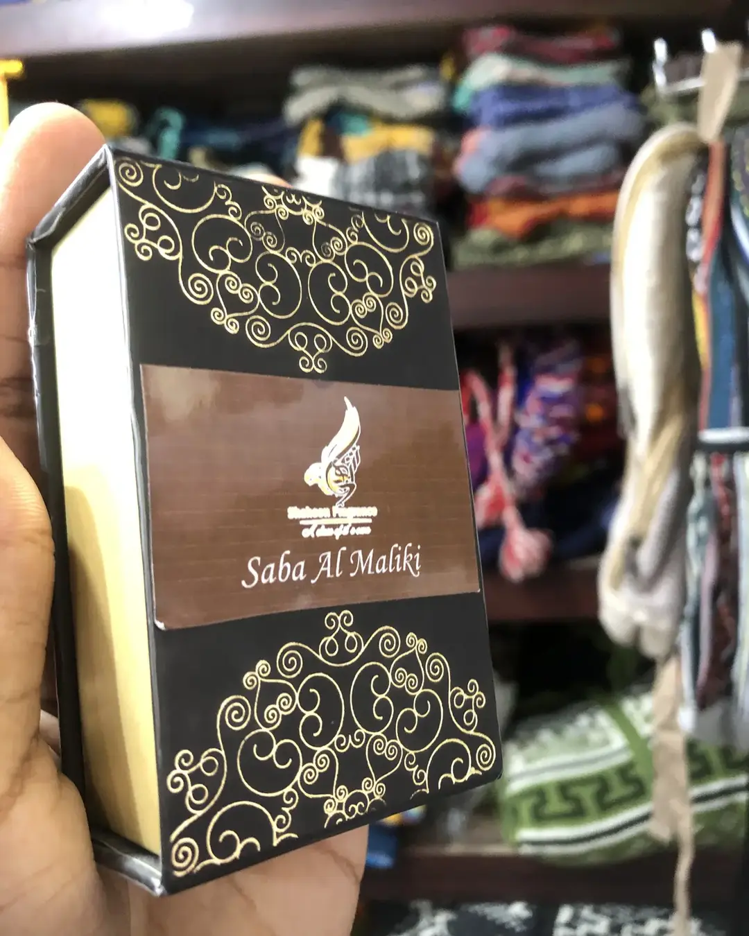 Shaheen Attar Gift Box — Ornate Gold Bottle — view 4