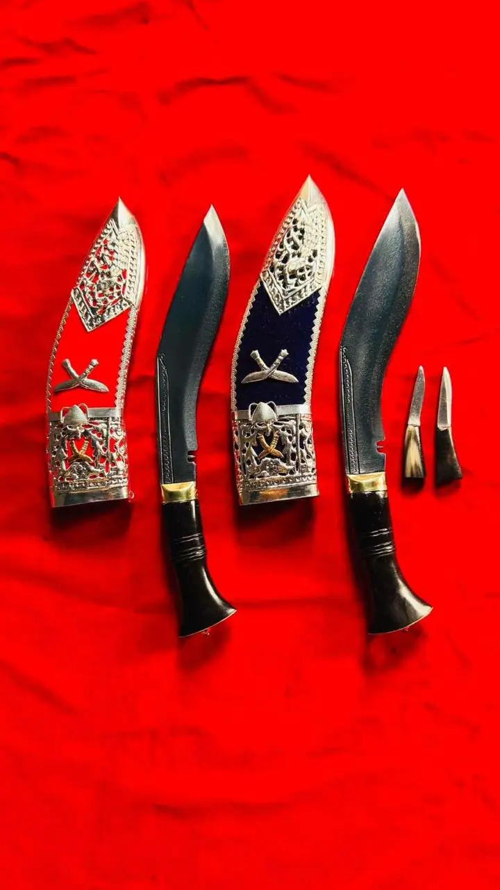 8" Ceremonial Kothimora Khukuri — Design A — view 3