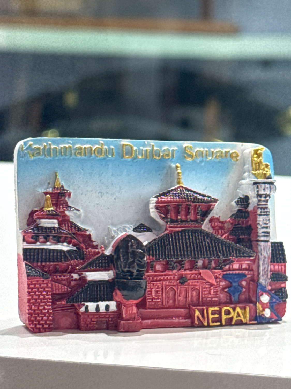 Kathamandu Durban Square Fridge Magnet — view 3