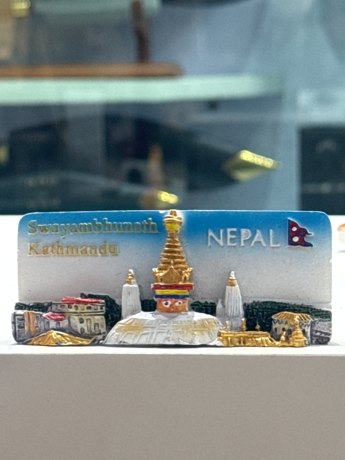Swayambhunath Kathmandu Nepal Fridge Magnet