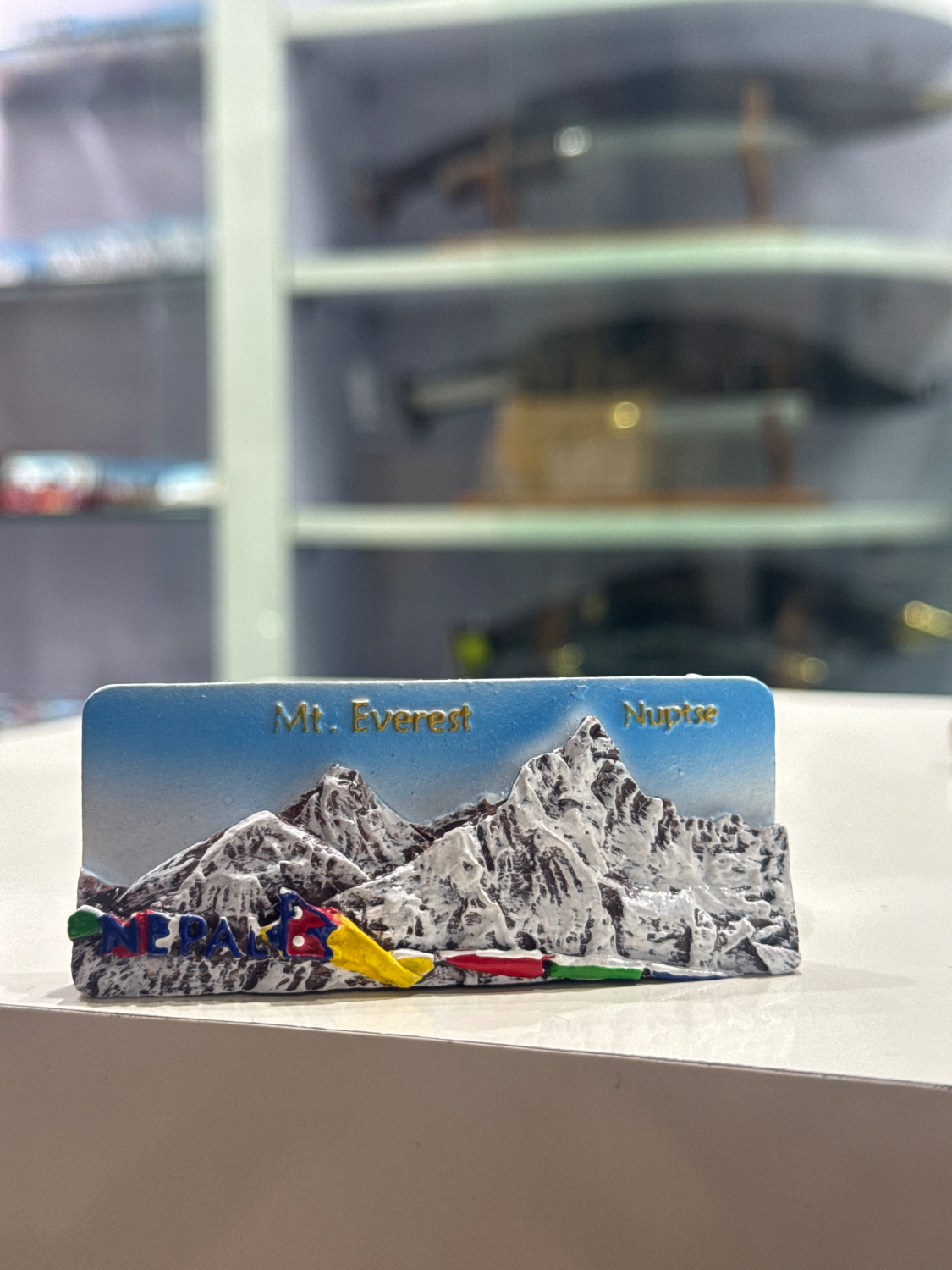 Mt.Everest Nupte Nepal Fridge Magnet — view 3