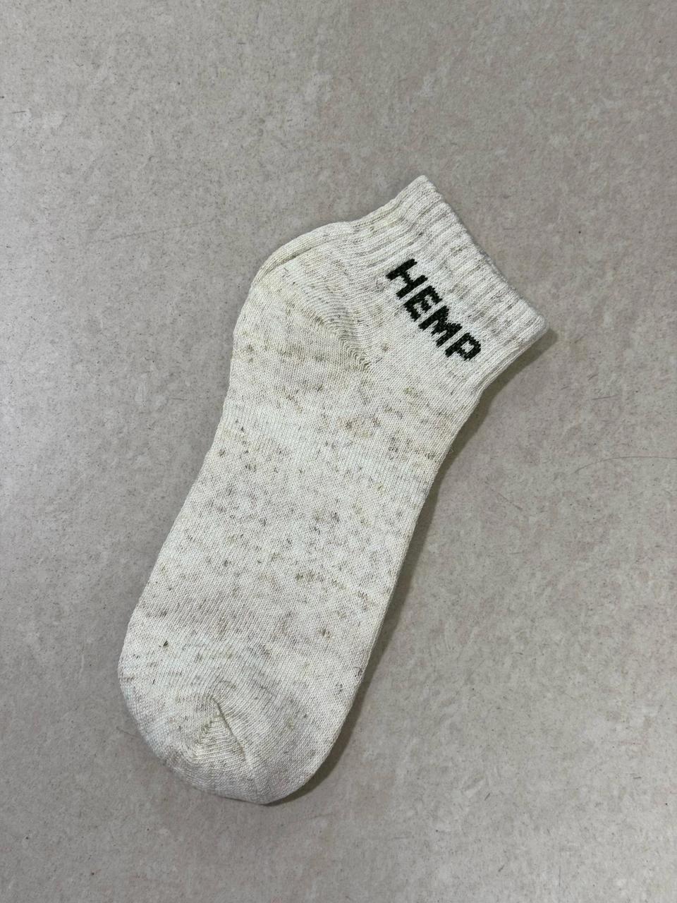 Adult Hemp Ankle Socks — Natural — view 2