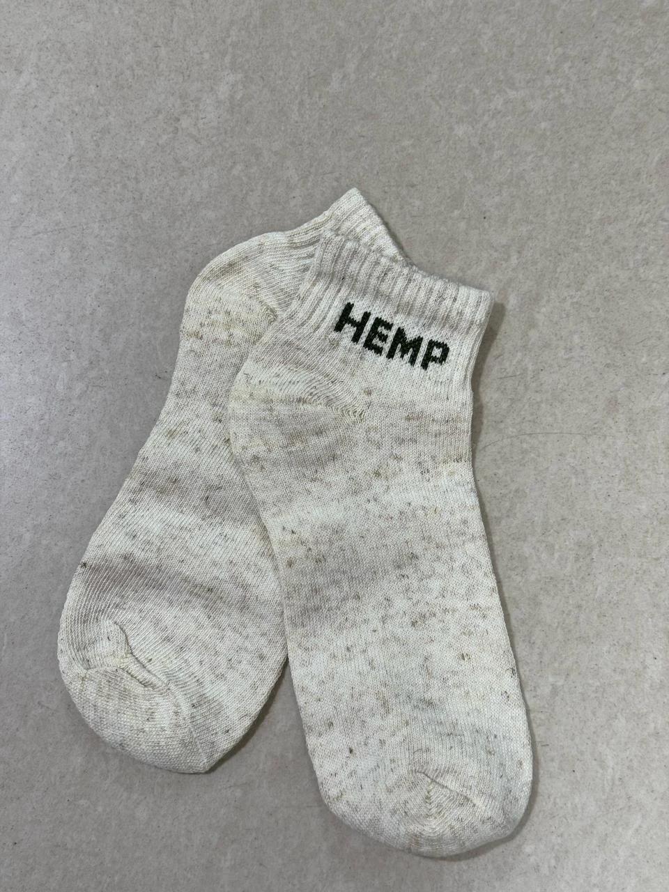 Adult Hemp Ankle Socks — Natural — view 3