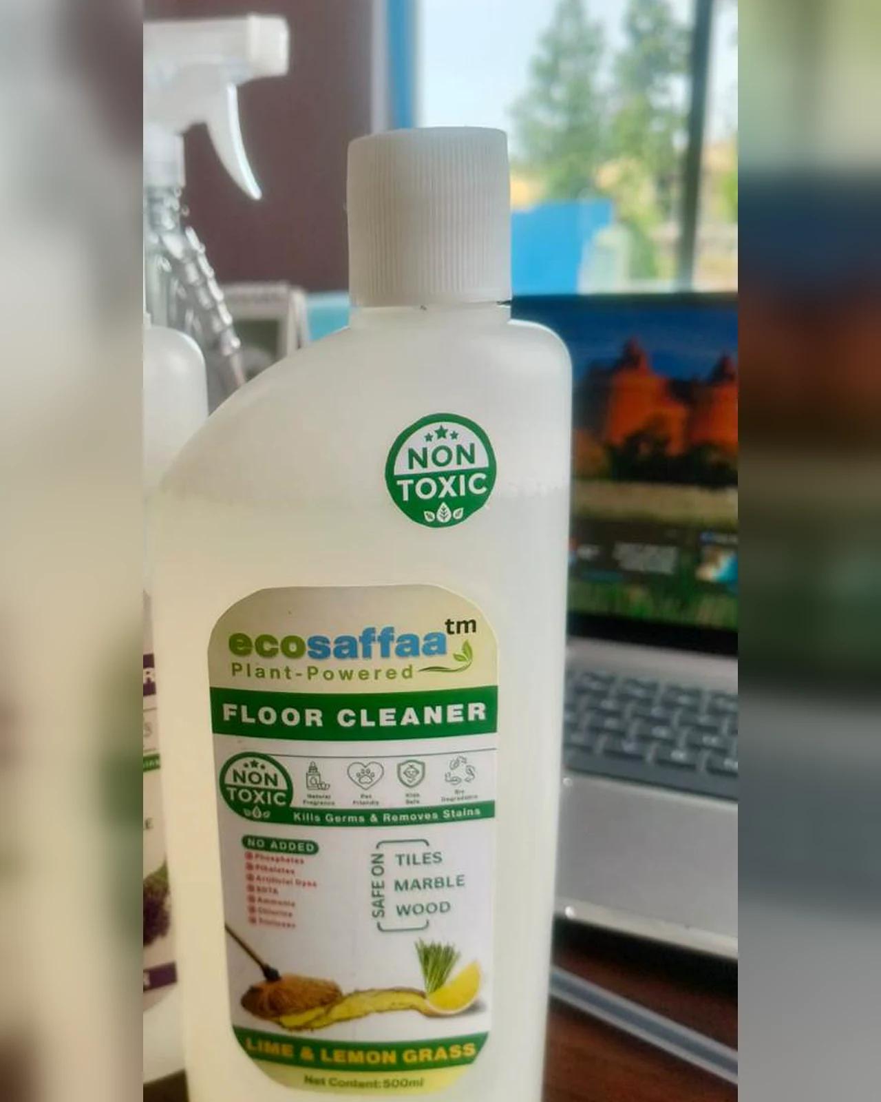 ecosaffaa Floor Cleaner — Lime & Lemon Grass (500ml) — view 3