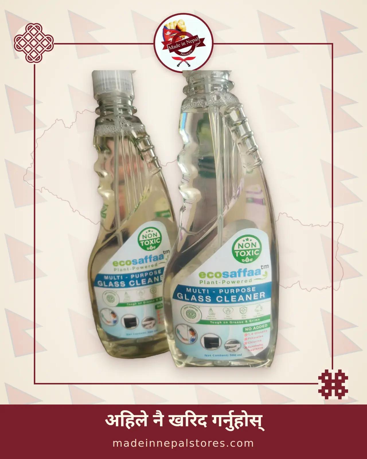 ecosaffaa Multi-Purpose Glass Cleaner (500ml)