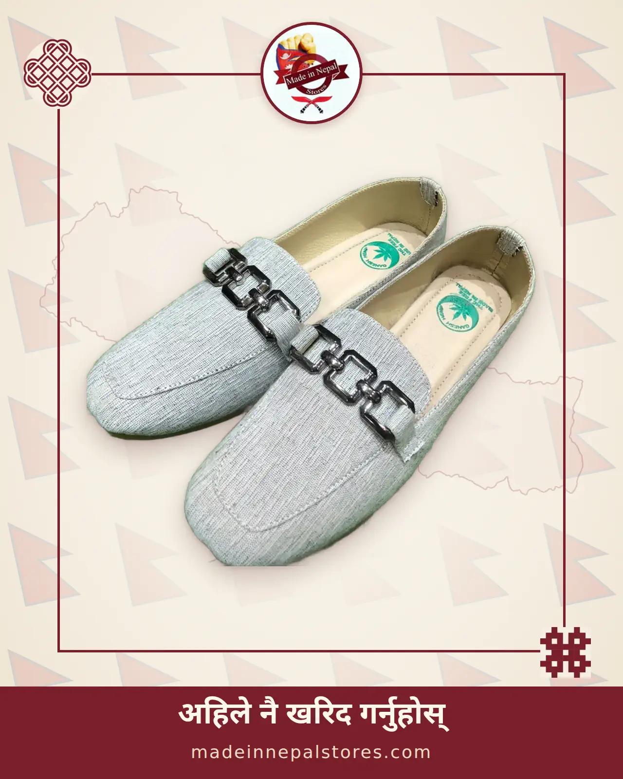 Ganesh Hemp Loafers — Natural