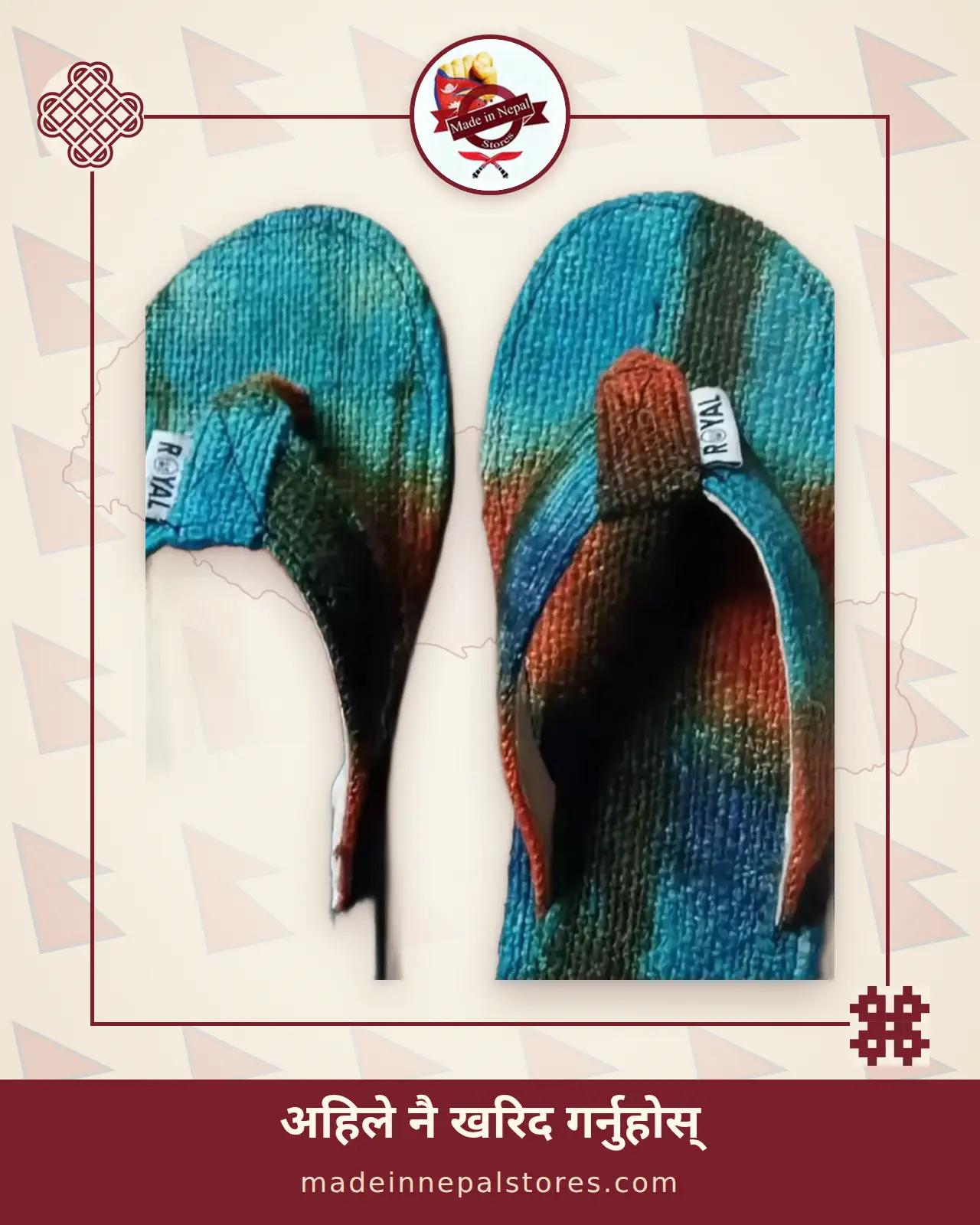 Hemp Flip-Flops — Tie-Dye