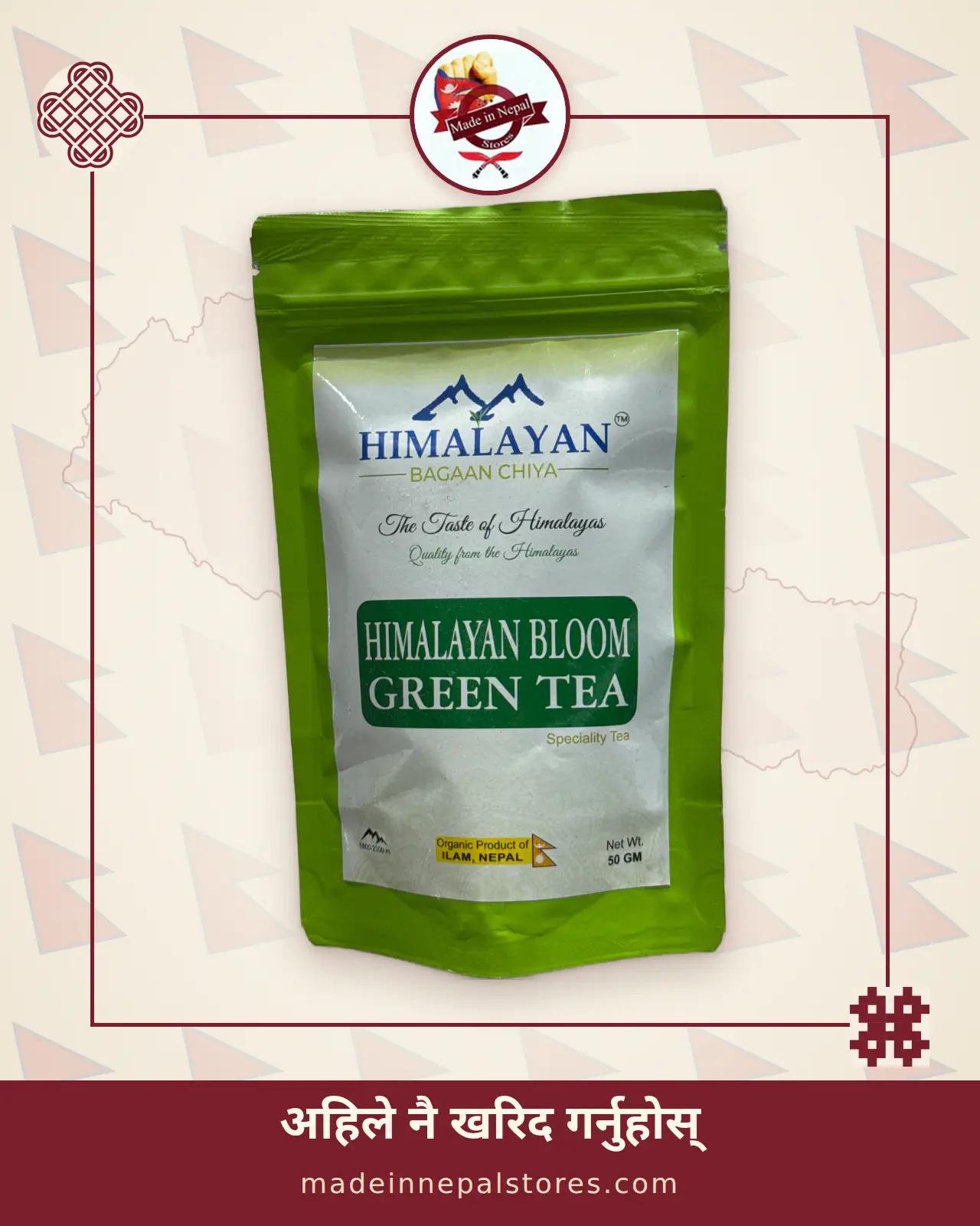 Himalayan Bloom Green Tea Himalayan Bagan Chiya