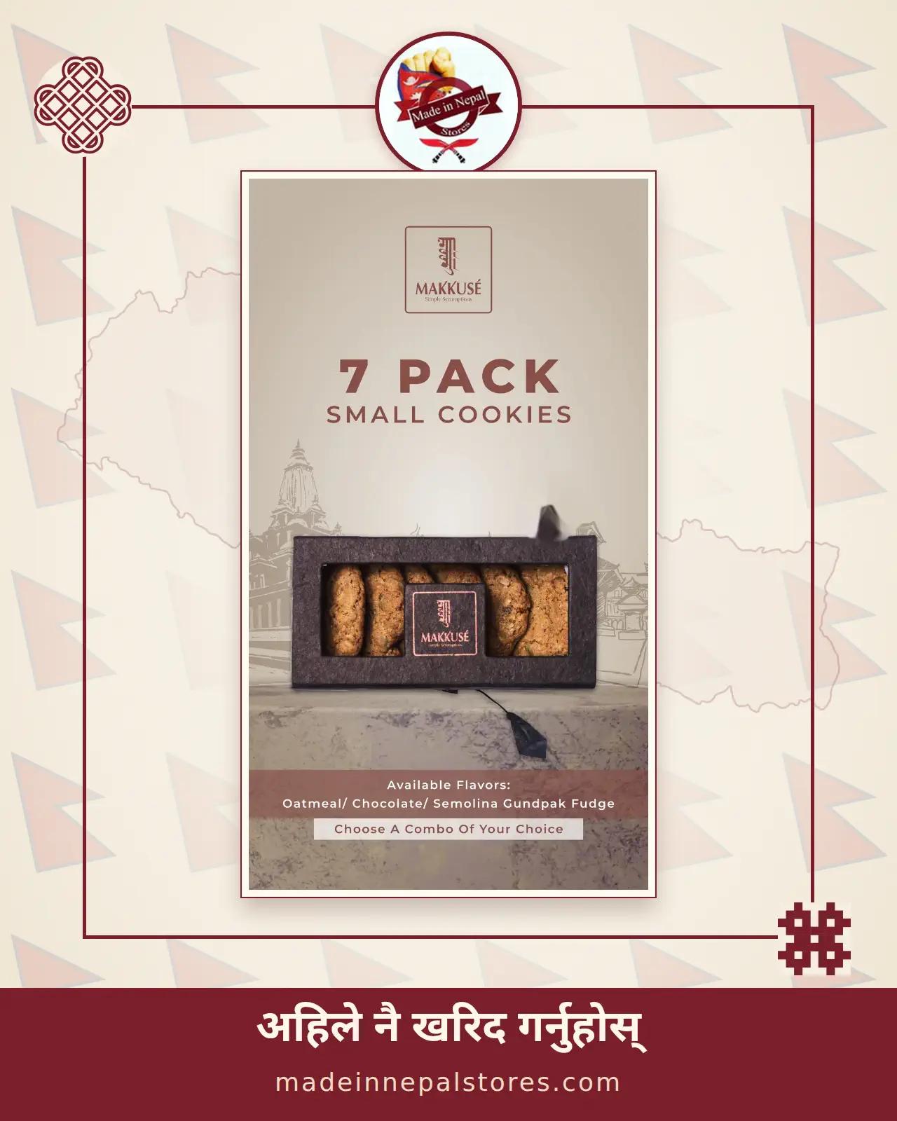 Makkusé 7 Pack Small Cookies