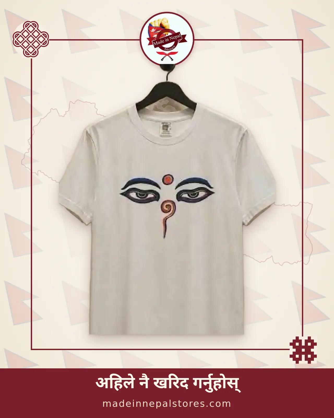 Buddha Eyes Tee — White