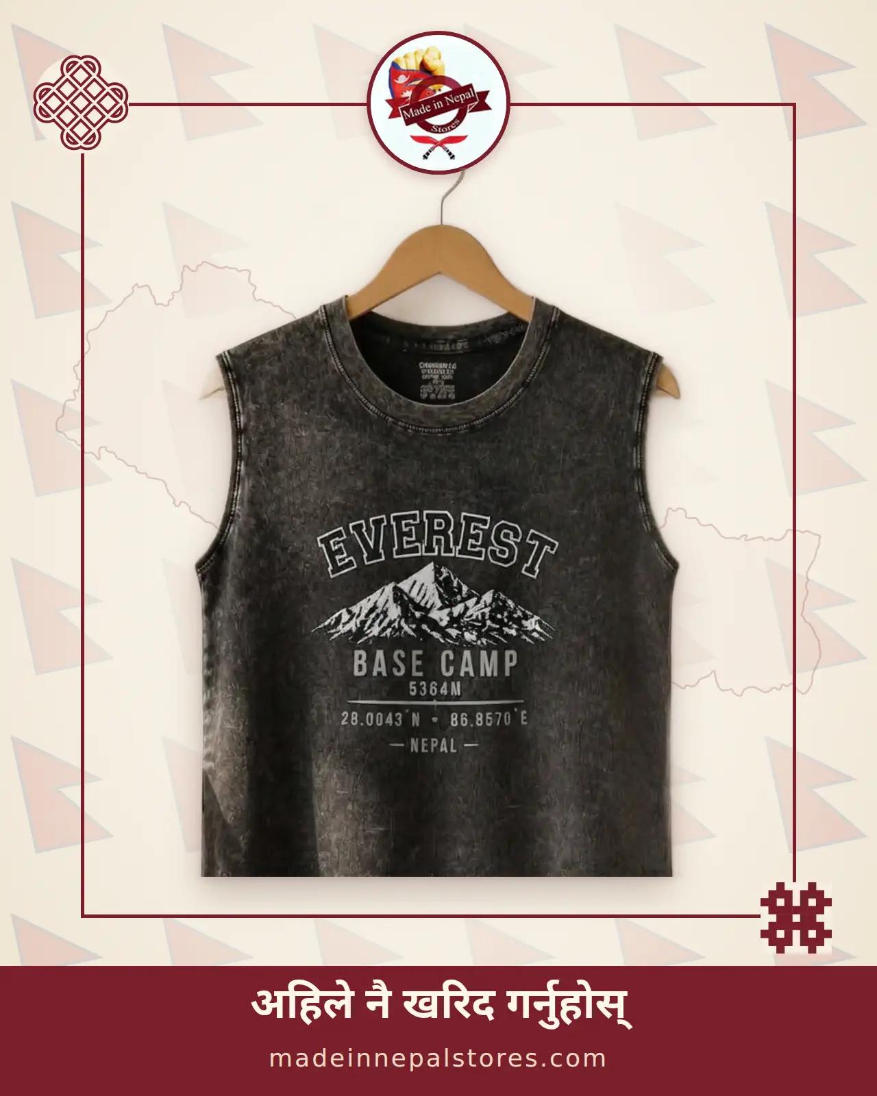 Everest Base Camp Vest — Charcoal