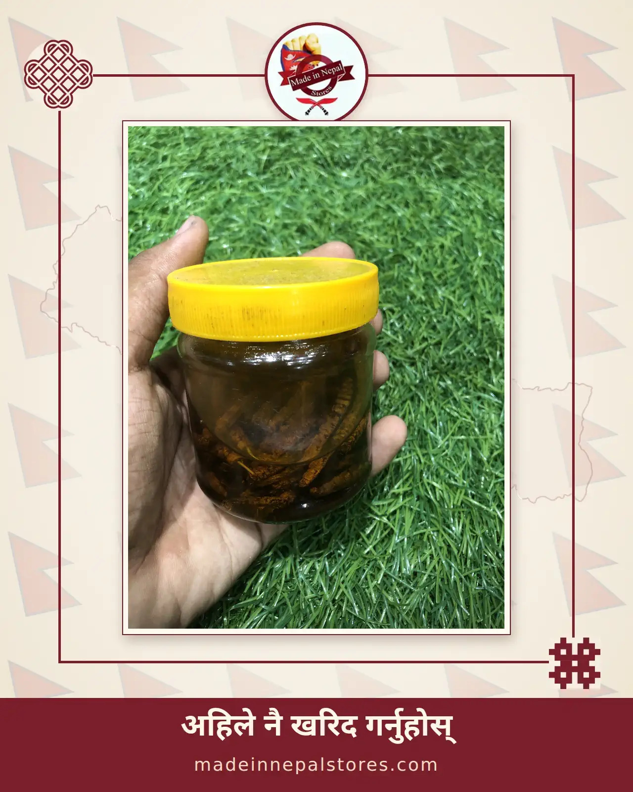 Yarsagumba — Himalayan Caterpillar Fungus (per piece)