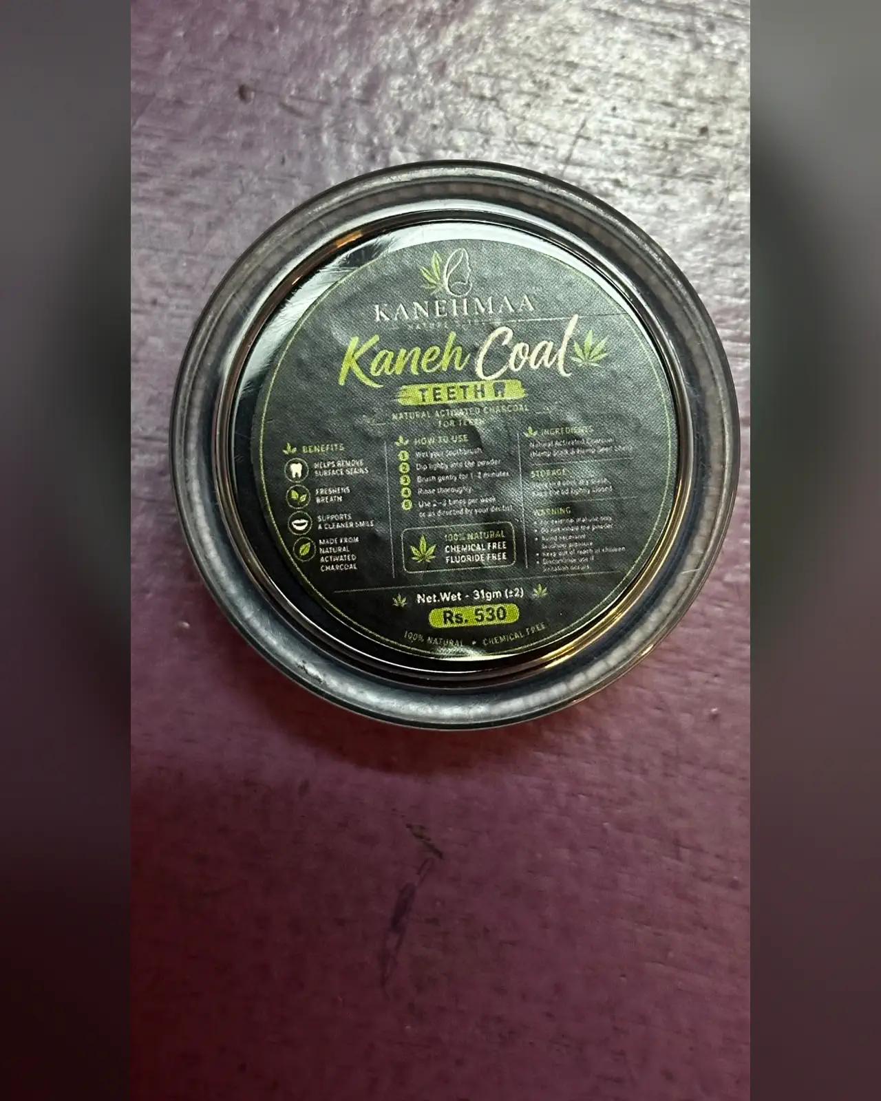 Kaneh Coal Teeth — Activated Charcoal Tooth Powder (31g) — view 3