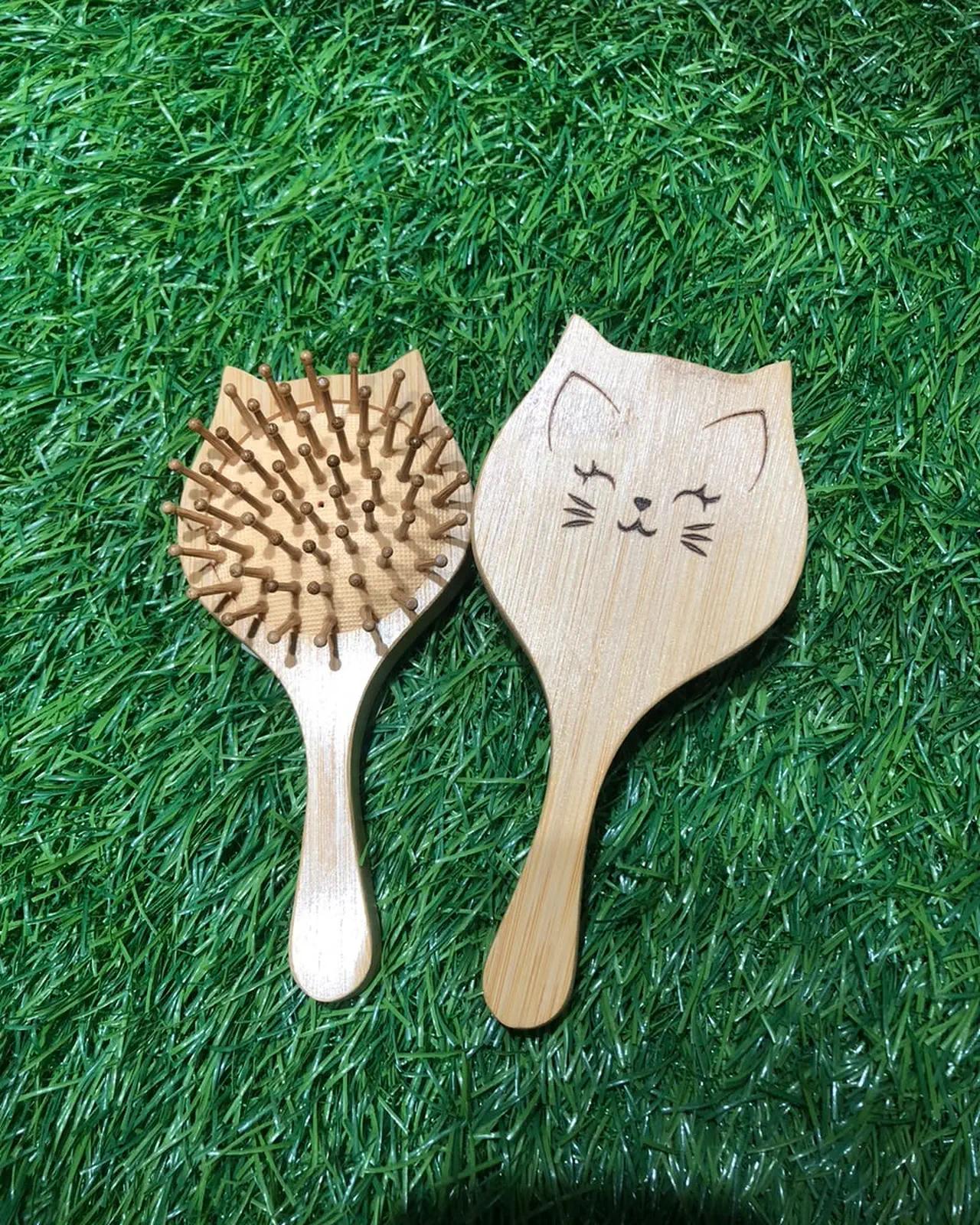 Bamboo Cat Hair Brush — view 2