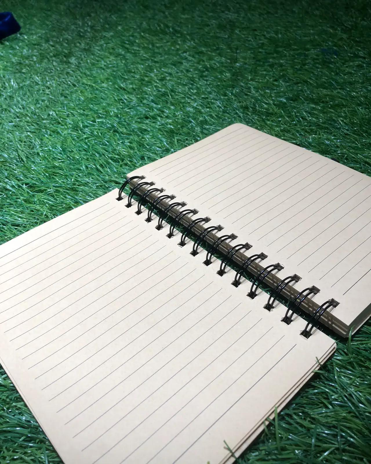 Bamboo Cover Spiral Notebook — view 3