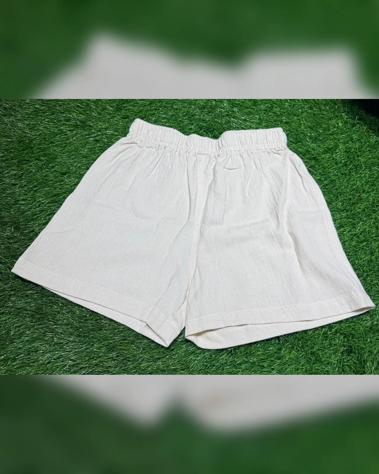 Hemp Boxer Shorts — Natural — view 3