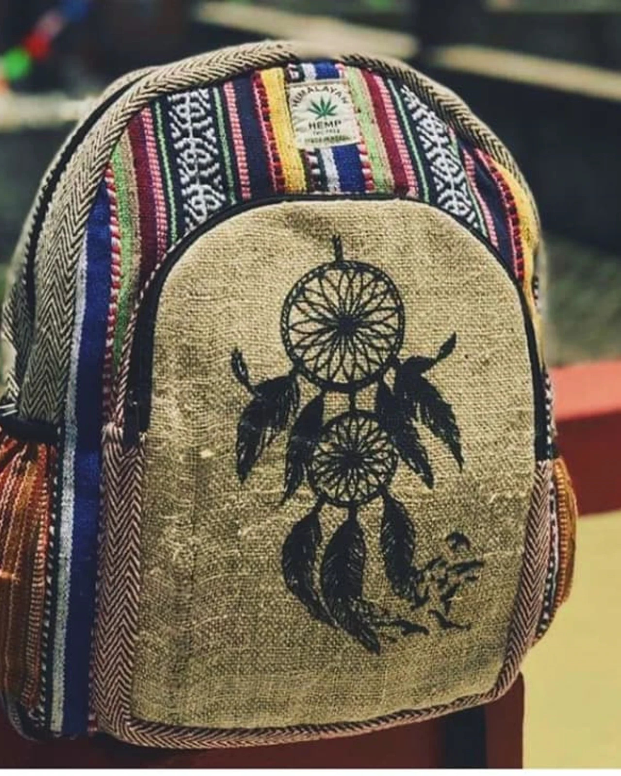 Hemp Dreamcatcher Backpack