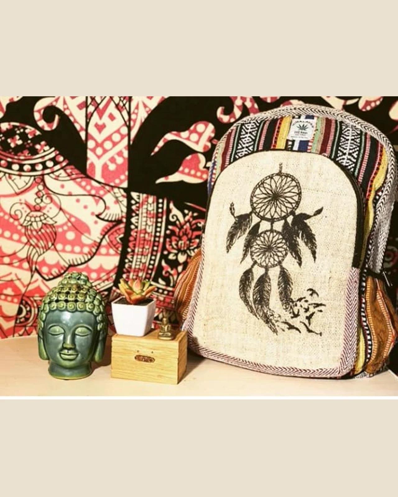 Hemp Dreamcatcher Backpack — view 2