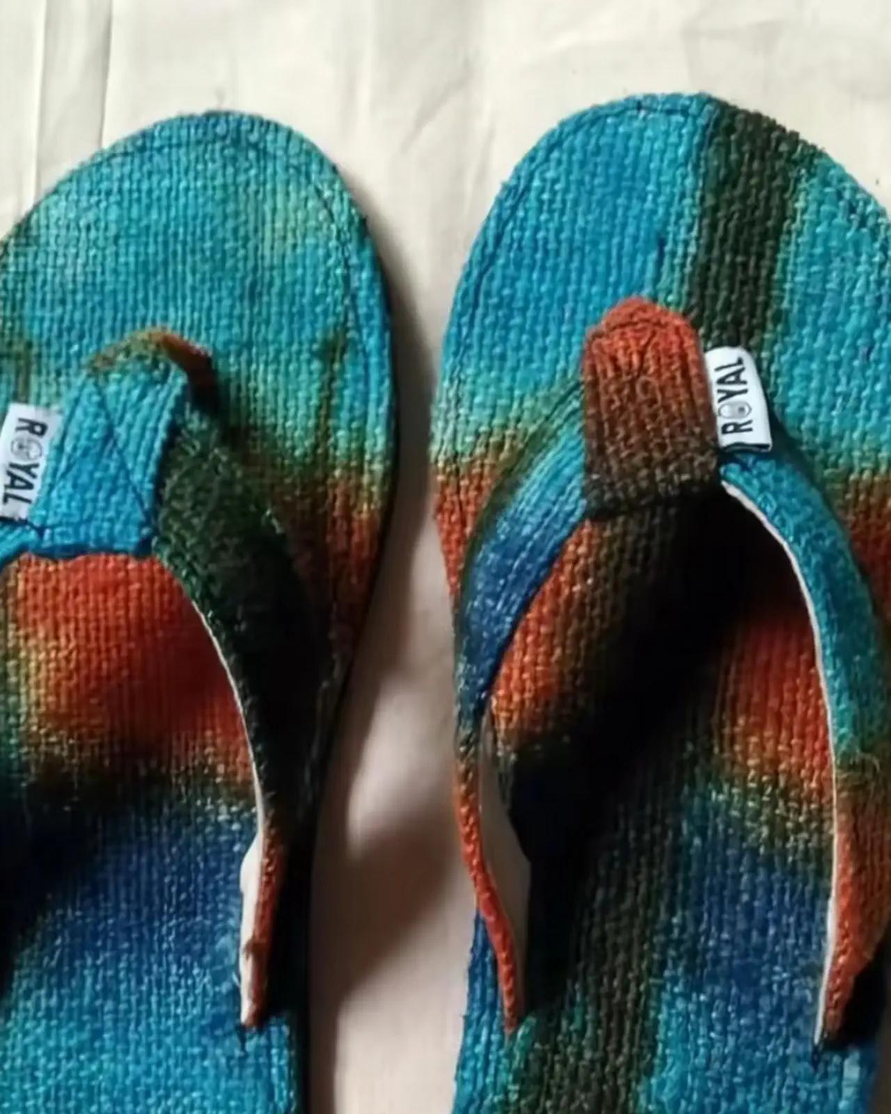 Hemp Flip-Flops — Tie-Dye — view 3