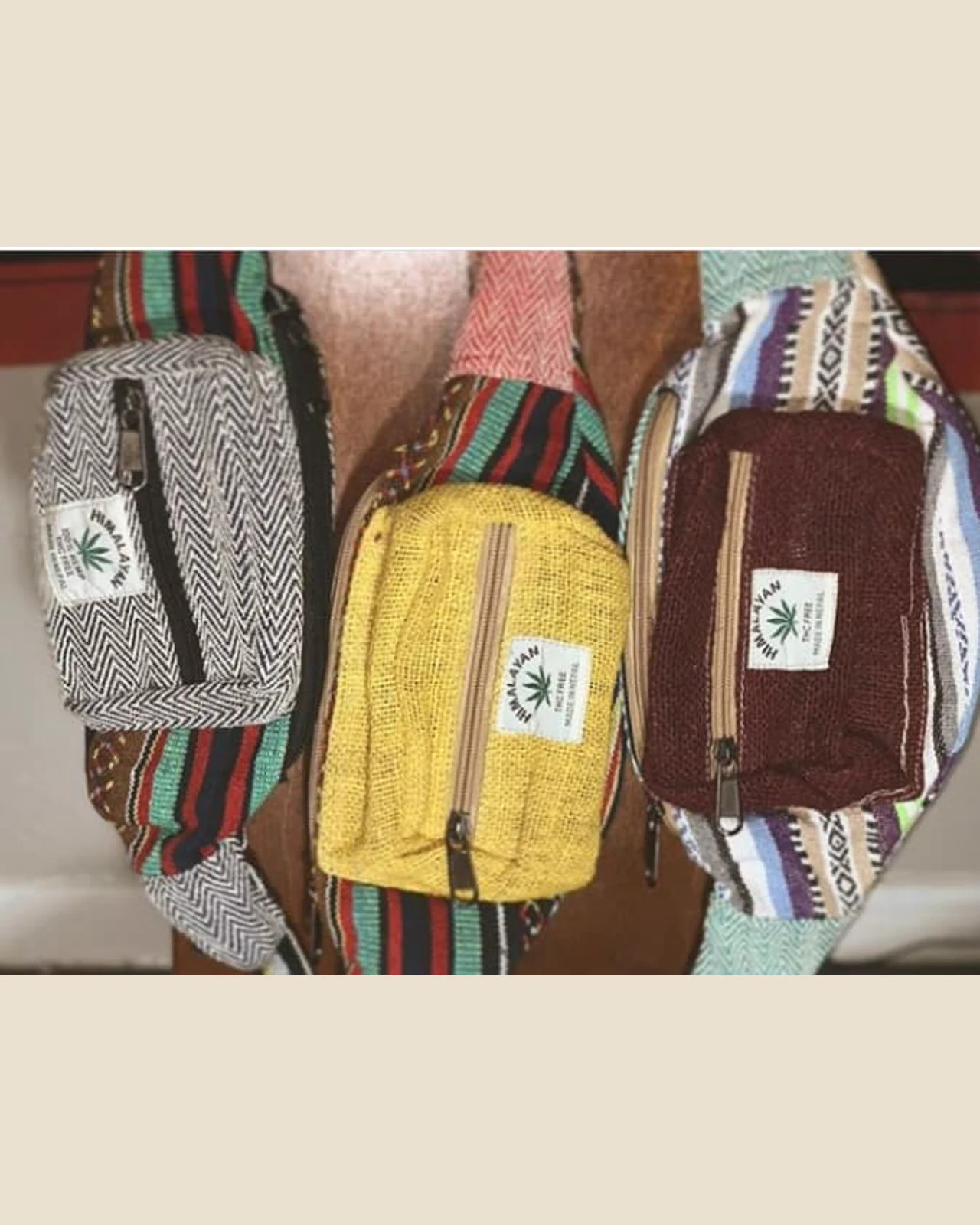 Hemp Gheri-Strap Festival Pouch