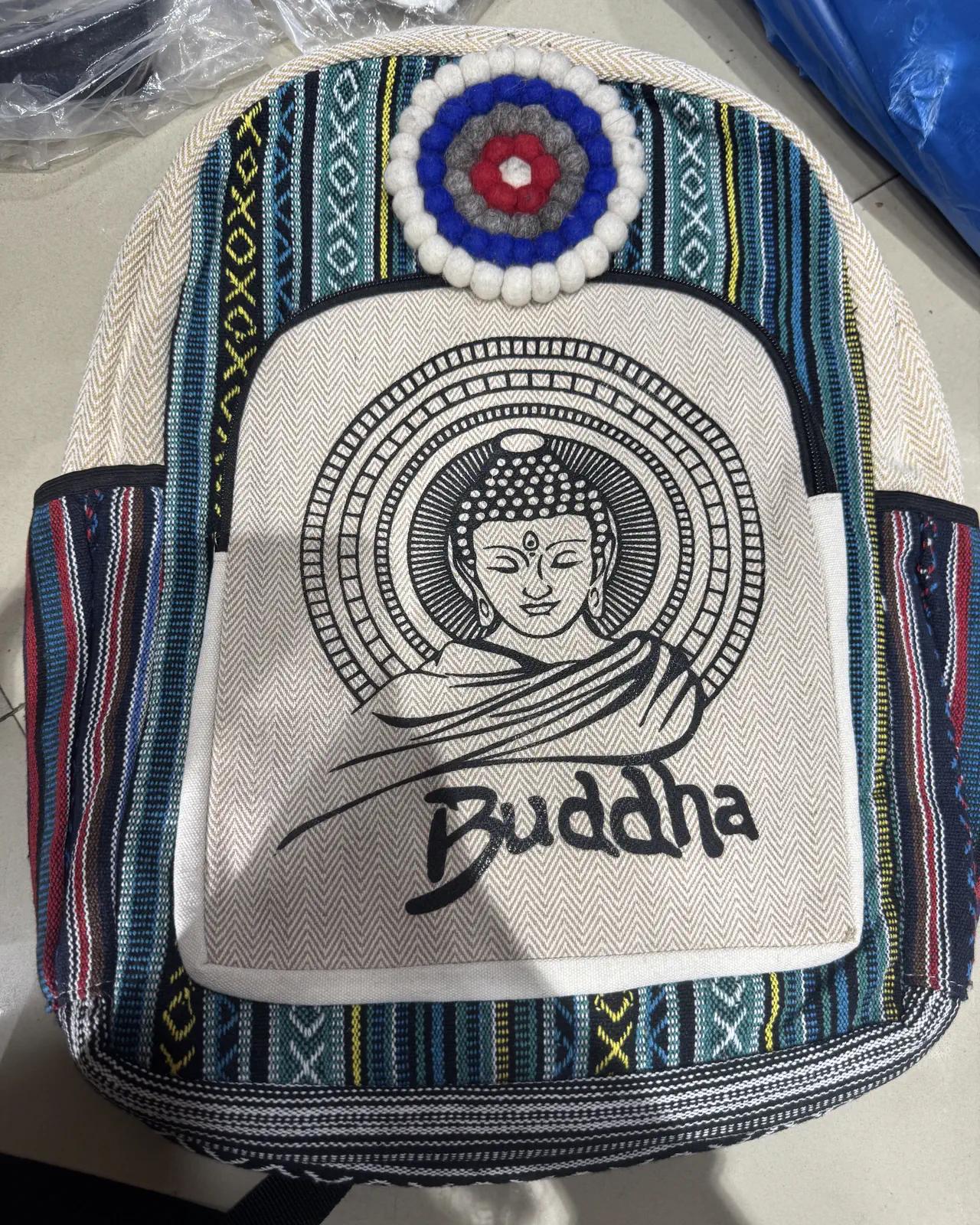 Hemp Rosette Backpack — Buddha — view 2