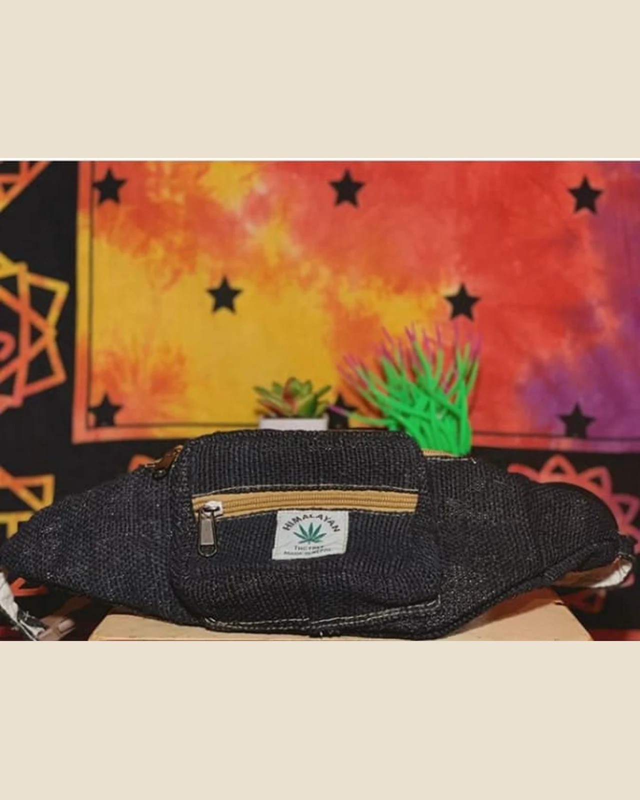 Hemp Waist Pack — Black