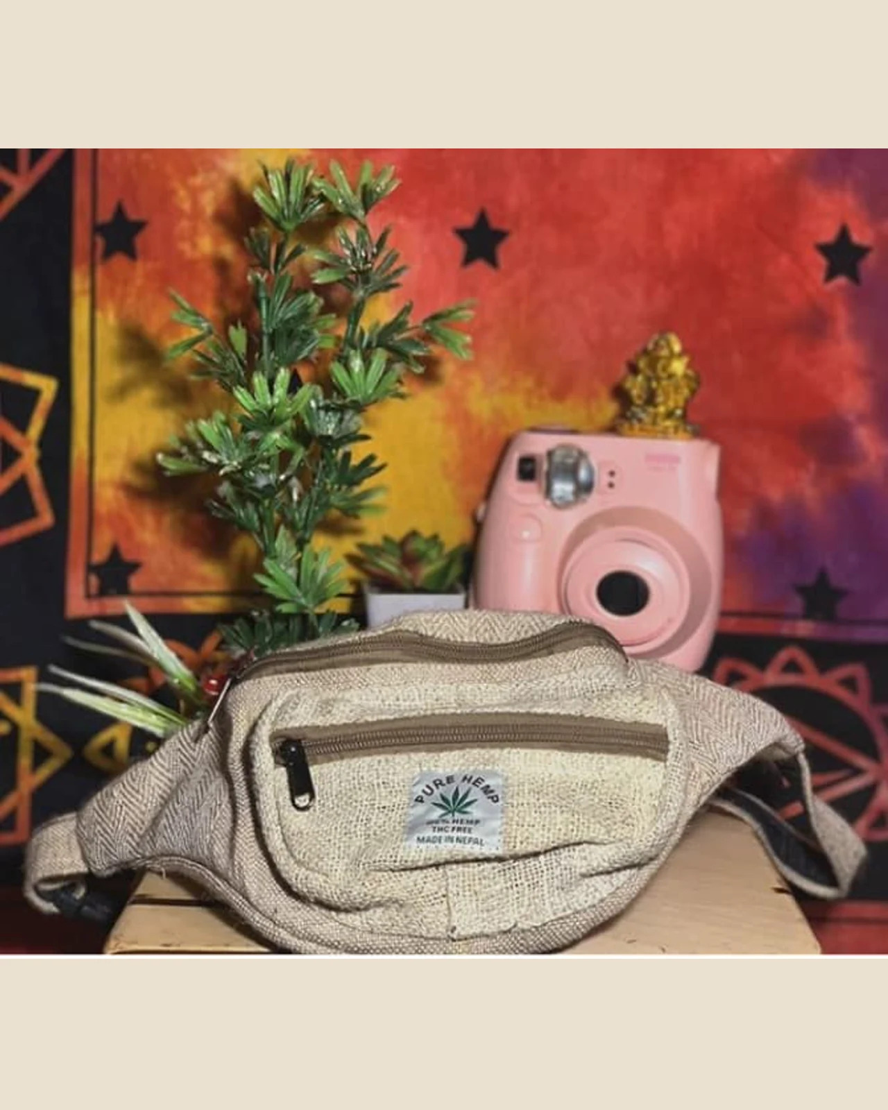 Hemp Waist Pack — Natural