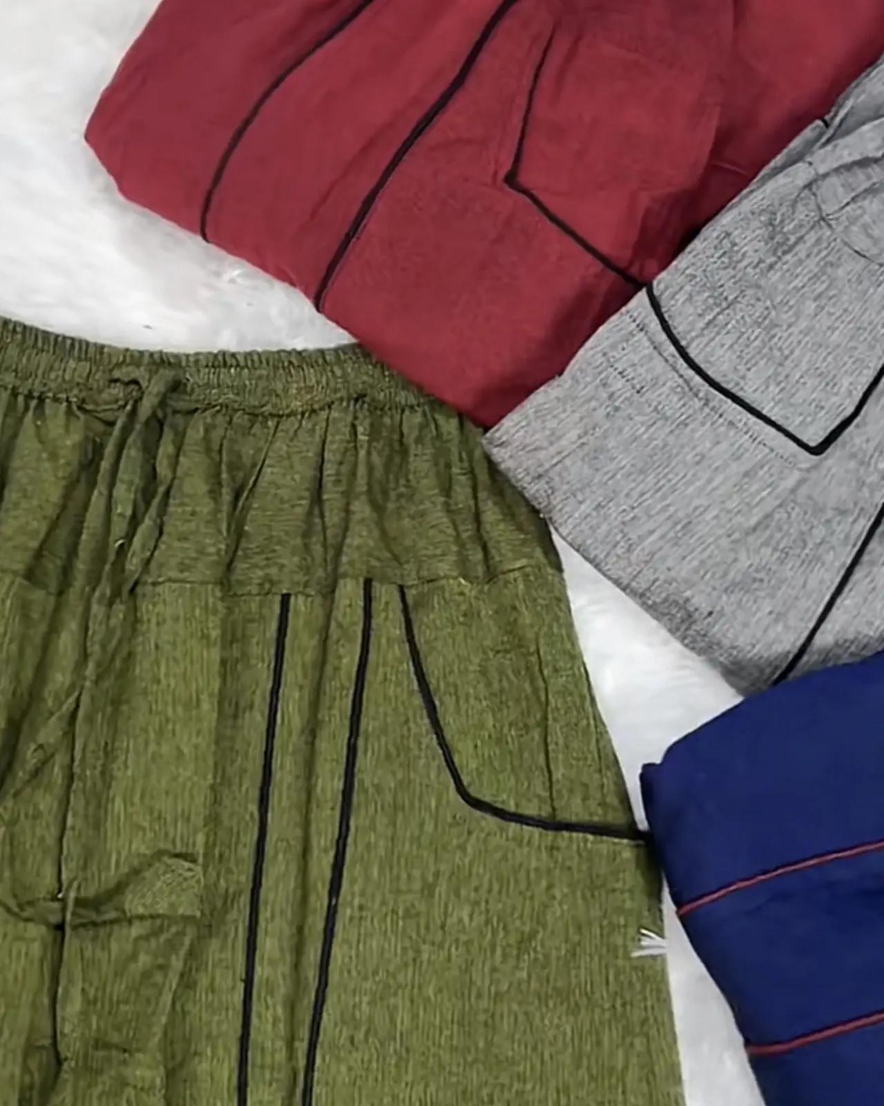 Piped Cargo Harem Trousers — view 5