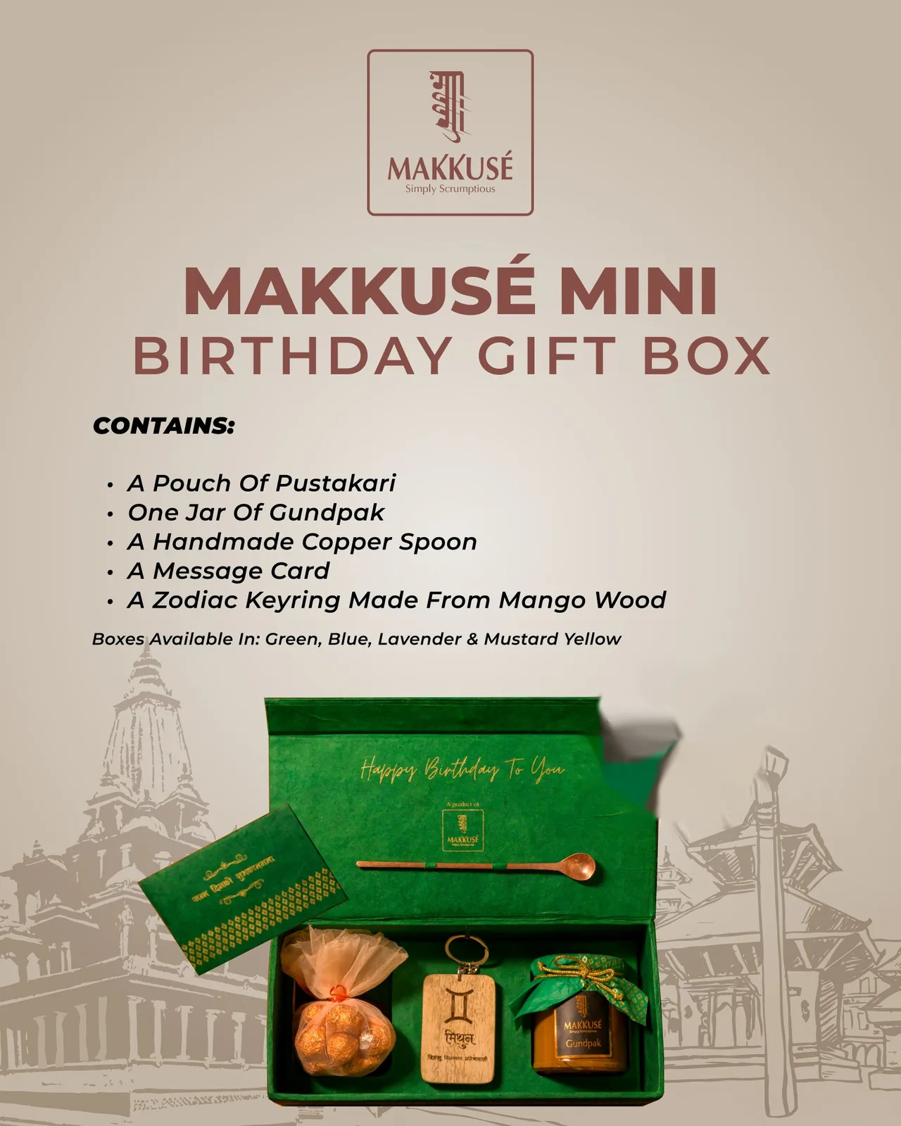 Makkusé Mini Birthday Gift Box