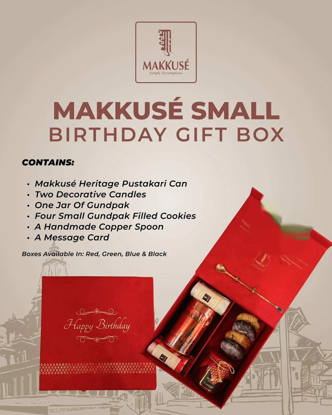 Makkusé Small Birthday Gift Box