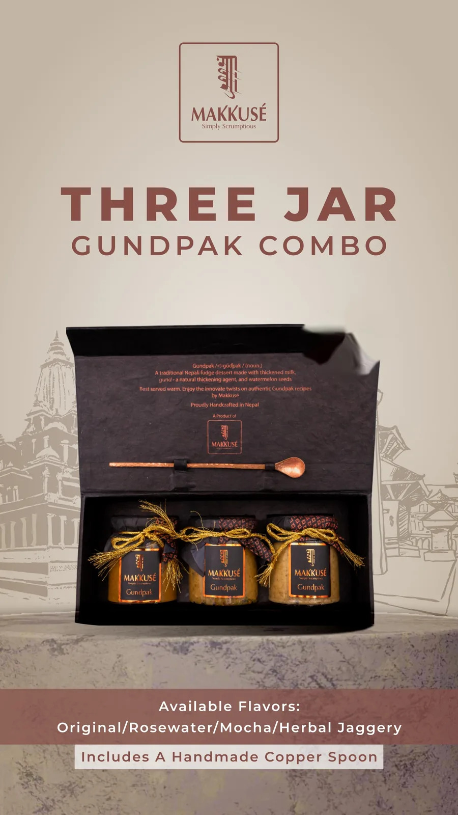 Makkusé Three Jar Gundpak Combo