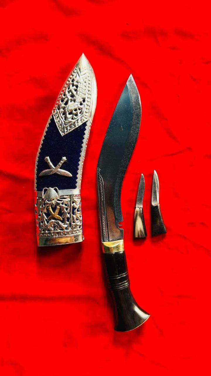 8" Ceremonial Kothimora Khukuri — Design A