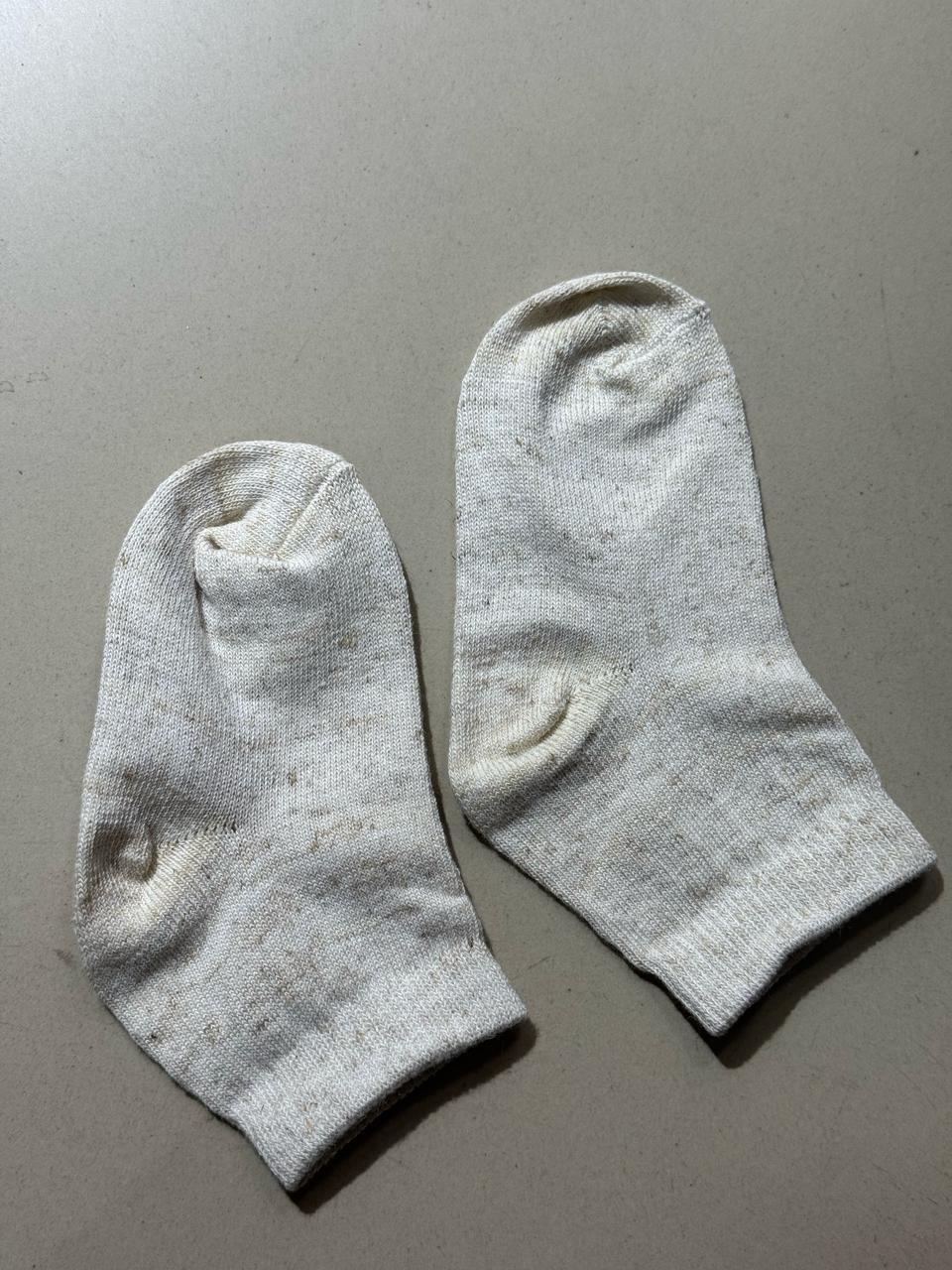 Baby Hemp Ankle Socks — Natural