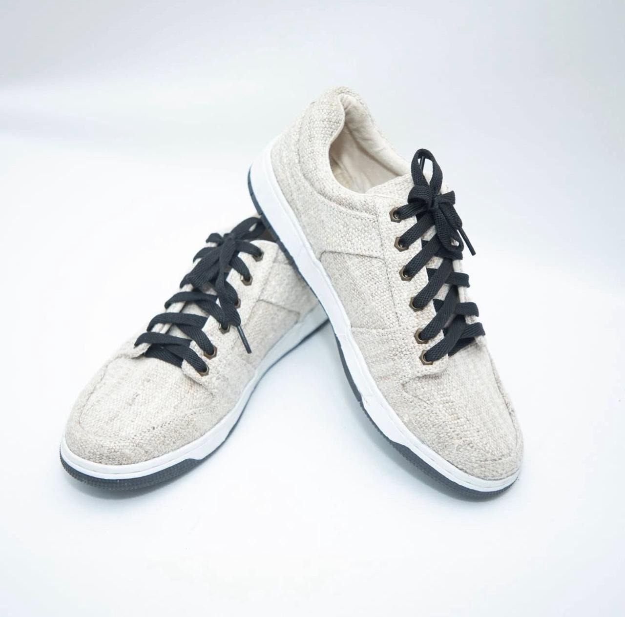 Hemp Low-Top Sneakers — Natural
